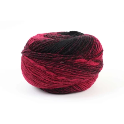 DMC Merino Essentiel Ombre vörös-fekete fonal - 1001