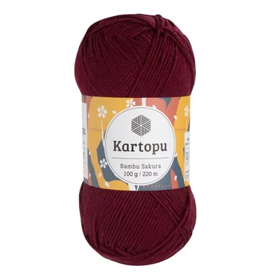 Bambu Sakura - K110- gyerekfonal - bordó