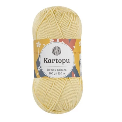 Bambu Sakura - K331- gyerekfonal - világos sárga