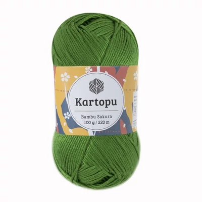 Bambu Sakura - K392- gyerekfonal - fűzöld