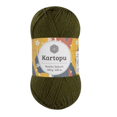 Bambu Sakura - K410- gyerekfonal - sötétzöld