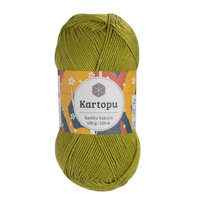 Bambu Sakura - K442-gyerekfonal - világoszöld