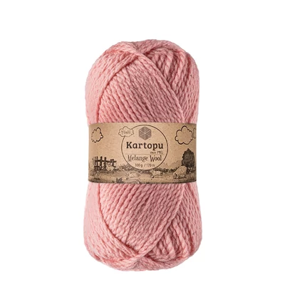 Kartopu Melange Wool 2116 - pink rózsaszín
