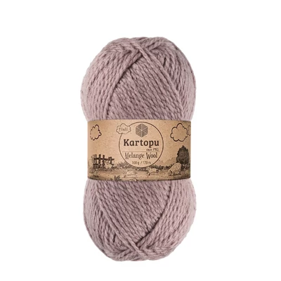 Kartopu Melange Wool 713 - vintage lila