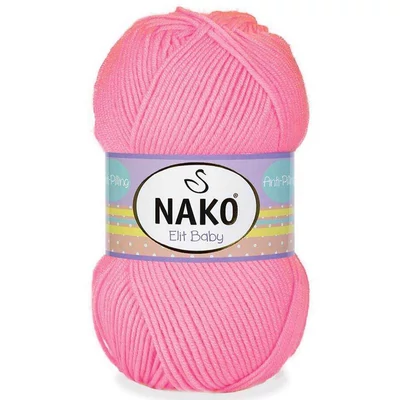 Nako Elit Baby 12382 - sötétrózsaszín