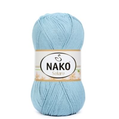 Nako Solare pamut pasztell kék
