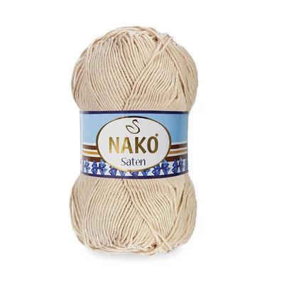Nako Saten akril fonal - Krém