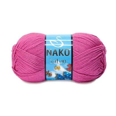 Nako Saten akril fonal - Ciklámen