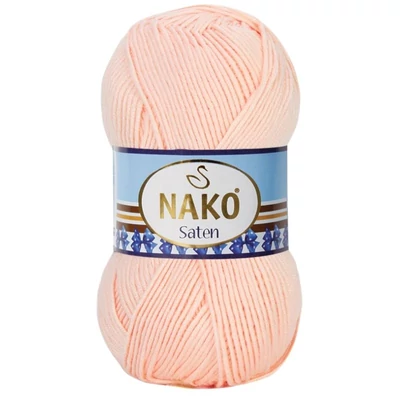 Nako Saten akril fonal - Halvány barack