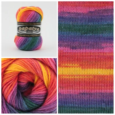 Papatya Batic akril színátmenetes fonal 13