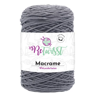 Makramé zsinórfonal 7006 - füstszürke