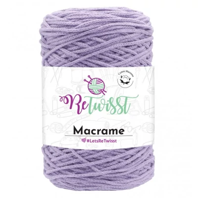 Makramé zsinórfonal 7020 - világoslila