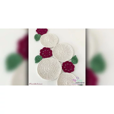 Makramé zsinórfonal 7030 - bordó