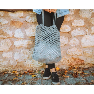 Makramé zsinórfonal 7012 - tengerészkék