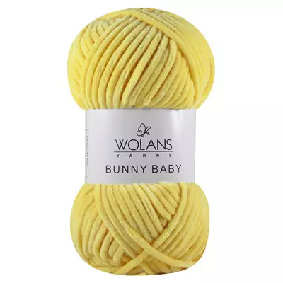 Bunny Baby zsenília fonal - sárga