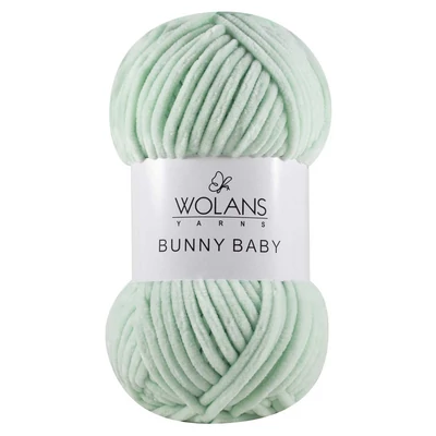 Bunny Baby zsenília fonal - menta zöld