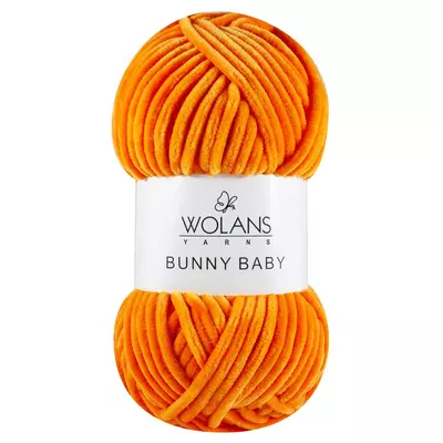 Bunny Baby zsenília fonal - narancssárga