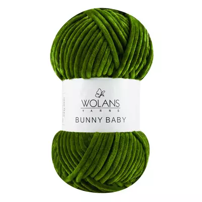 Bunny Baby zsenília fonal - sötét zöld