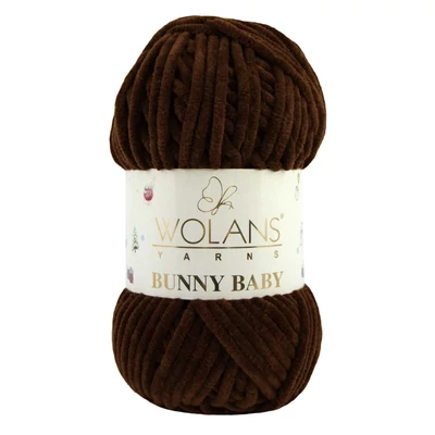 Bunny Baby zsenília fonal - csokoládé barna