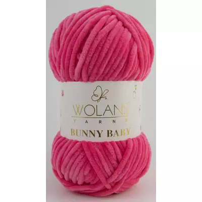 Bunny Baby zsenília fonal - pink színű