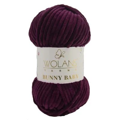 Bunny Baby zsenília fonal - padlizsán lila