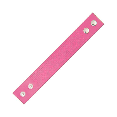 Hímezhető karkötő pink színű