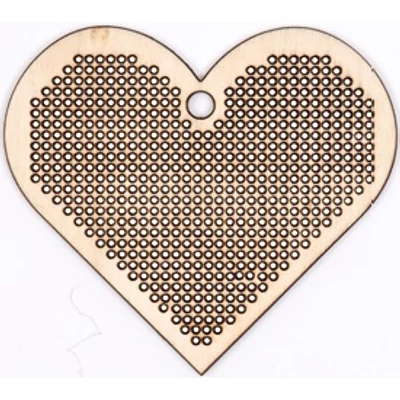 Hímezhető fa alap-szív