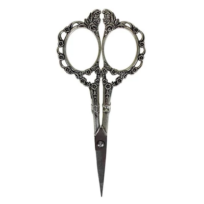 Elegáns antik olló mérőszalaggal díszdobozban