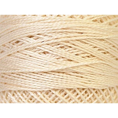 Perlé hímző gyöngyfonal 006 - ekrü