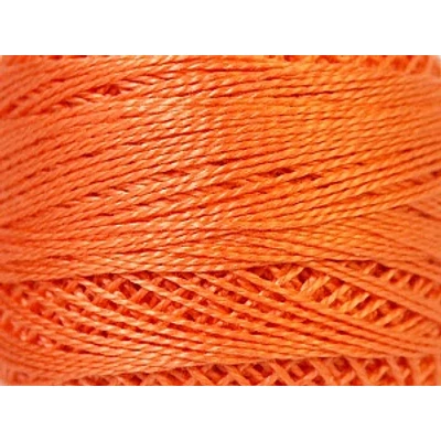 Perlé hímző gyöngyfonal 143 - narancs