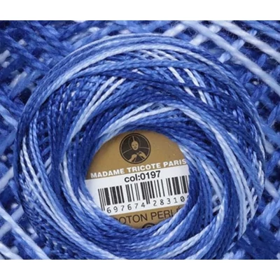 Perlé hímző gyöngyfonal színátmenetes 197