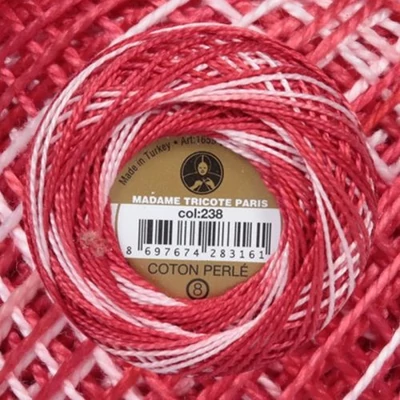 Perlé hímző gyöngyfonal színátmenetes 238