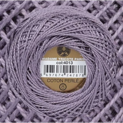 Perlé hímző gyöngyfonal 4013 - lila