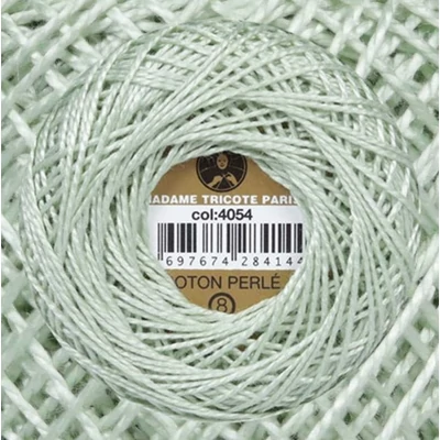 Perlé hímző gyöngyfonal 4054 - pisztácia zöld