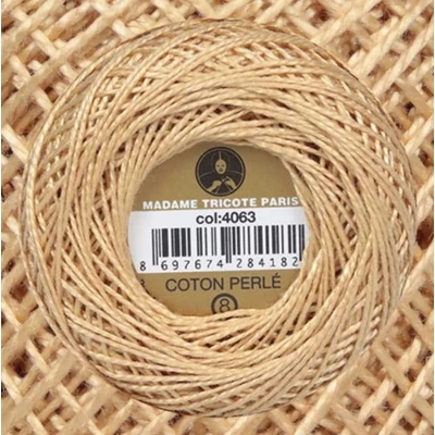 Perlé hímző gyöngyfonal 4063