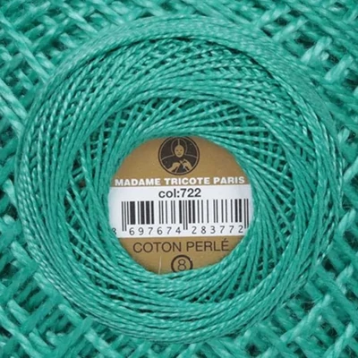 Perlé hímző gyöngyfonal 722