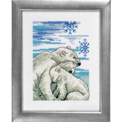 Permin keresztszemes készlet - Jegesmacik