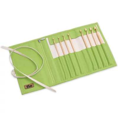 Prym 8 darabos bambusz horgolótű készlet (3,5-8mm) 