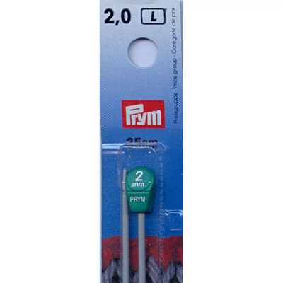 Prym egyenes kötőtű 2 mm