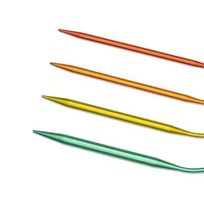 Prym Colour 4 darabos alumínium körkötőtű készlet (4,5-7 mm)