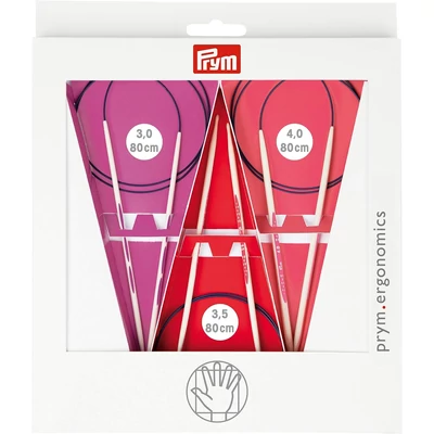 Prym ergonomikus 3 darabos körkötőtű készlet (3-3,5-4 mm)
