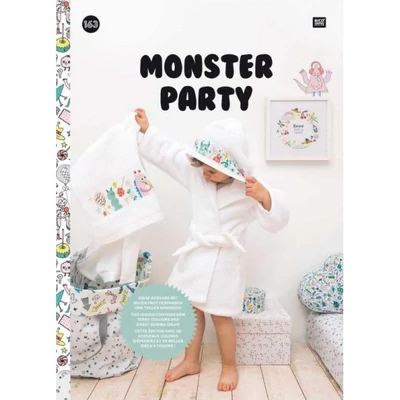 Rico 163 - Monster Party keresztszemes mintafüzet