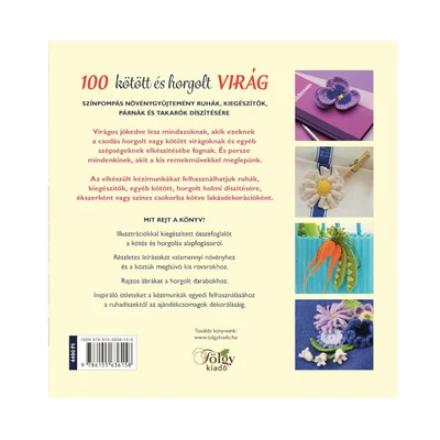 100 kötött és horgolt virág