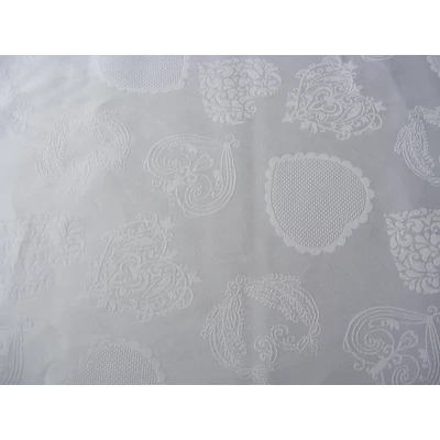 Hímezhető kongrébetétes anyag - szíves,fehér színű