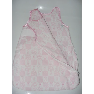 Állatos rózsaszín hímezhető hálózsák