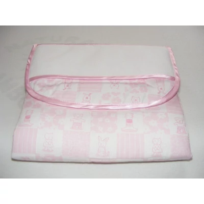 Hímezhető pelenkázólap-Állatos rózsaszín