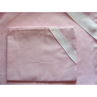 Hímezhető ágynemű-Rózsaszín pöttyös