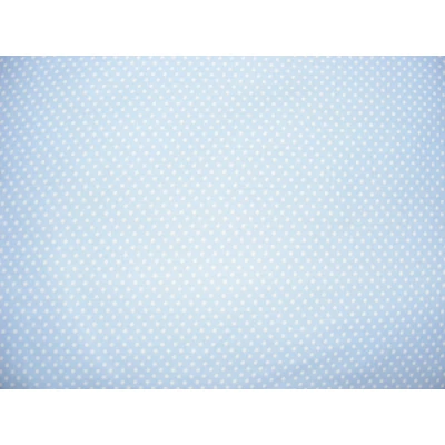 Hímezhető baldachin és fejvédő-kék pöttyös