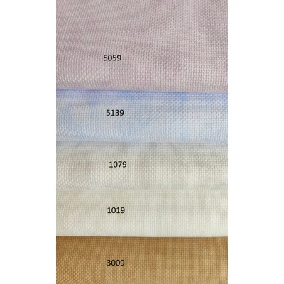 Zweigart aida 14 ct 110 cm széles - vintage kék