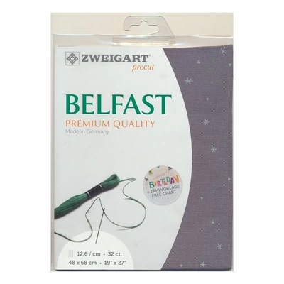 Zweigart Belfast precut 32 ct hímzővászon 48*68 cm